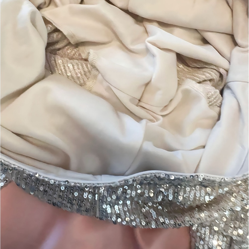 NWT Sequined Flare Pants Size Large - Picture 3 of 4